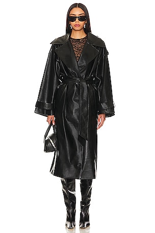 Barrett Faux Leather CoatLovers and Friends$195