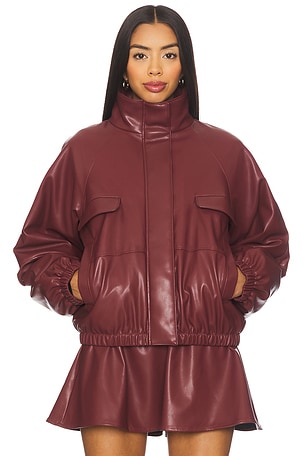 Jordan Faux Leather Jacket Lovers and Friends