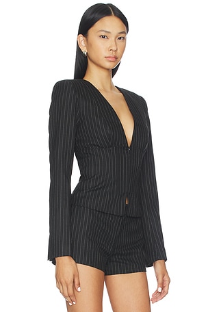 Lovers and Friends Peyton Blazer Jacket in Black. Size XXS. Also