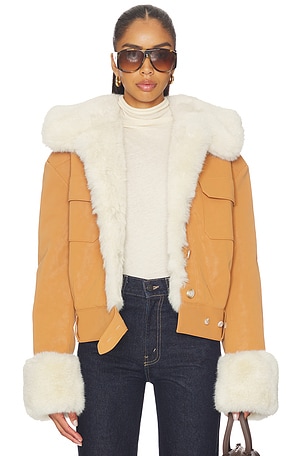 James Faux Leather Jacket Lovers and Friends