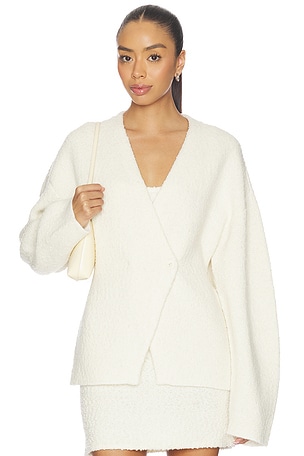 Martine Textured Wrap Knit Jacket Lovers and Friends