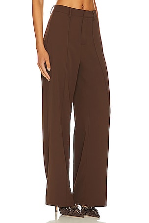 Lovers and Friends Tory Trouser in Brown