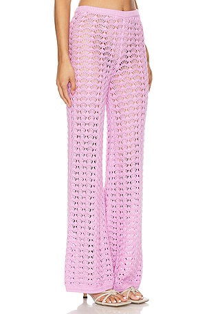 Lovers and Friends Estie Knit Pants in Pink