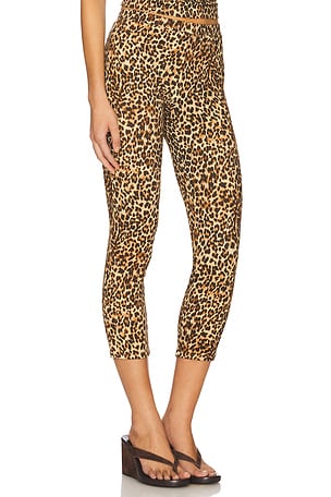 Lovers and Friends Carmen Capri Pant in Tan