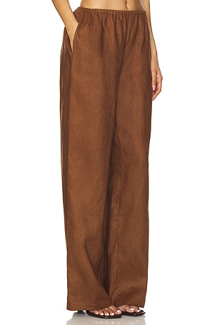 Lovers and Friends Asa Easy Pant in Brown