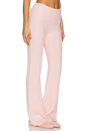 Lovers and Friends Bessie Knit Pant in Pink