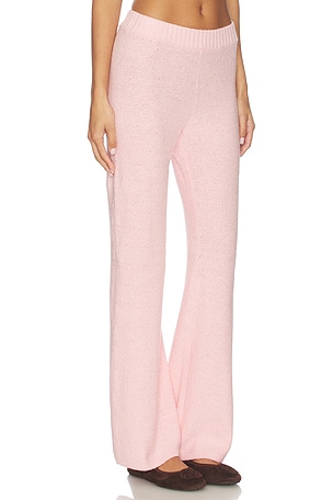 Lovers and Friends Lora Textured Pant in Pink. Size XXS. Also