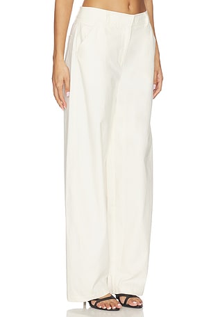 Lovers and Friends Nelly Pant in Cream. Size XXS. Also