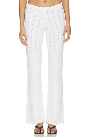 Lovers and Friends Polly Knit Pant in Ivory