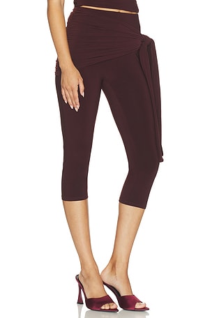 Lovers and Friends Carmela Capri Pant in Brown