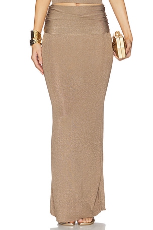 Renna Ruched Waist Maxi Skirt Lovers and Friends