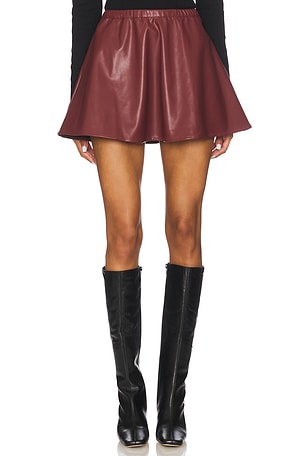 Jordan Faux Leather Mini Skirt Lovers and Friends