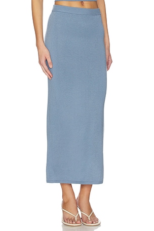 Lovers and Friends Genie Pull On Maxi Skirt in Blue