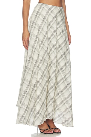 Lovers and Friends Blake Maxi Skirt in Ivory