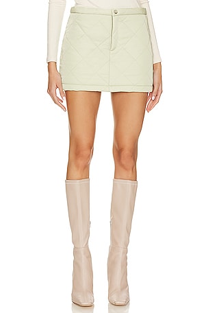 Poster Girl Arista Skirt Shapewear Asymmetric Hem Fringe Skirt in