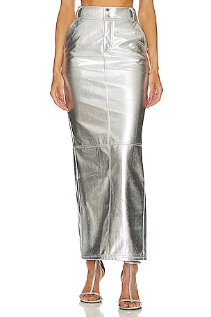Monique Faux Leather Maxi Skirt Lovers and Friends