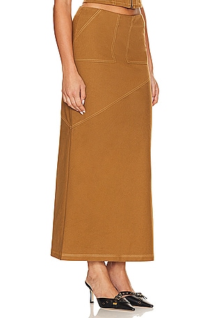 Lovers and Friends Cal Skirt in Beige