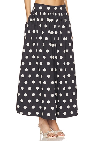 Lovers and Friends Deven Midi Skirt in Black