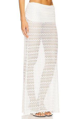 Lovers and Friends Nadina Maxi Skirt in White