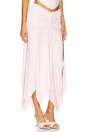 Lovers and Friends Surya Midi Skirt in Pink
