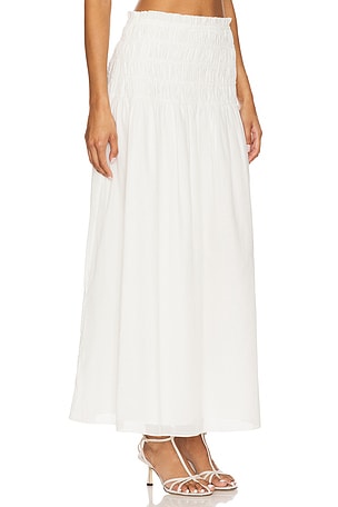 Lovers and Friends Alessia Maxi Skirt in White