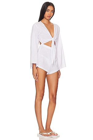 Lovers and Friends Summer Air Romper in White