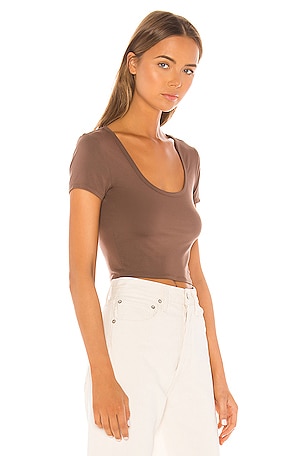 Lovers and Friends Coco Tee in Brown