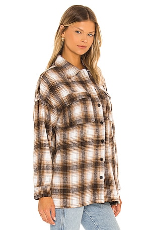 Lovers and Friends VESTE CHEMISE HARLOW en Marron