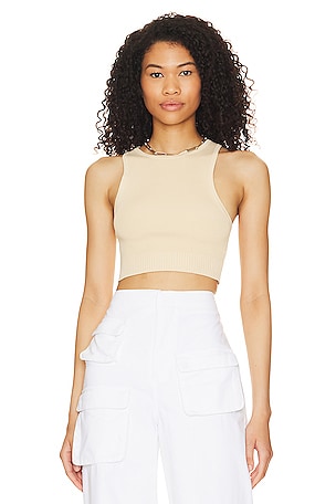 Claudia Cropped Knit Tank Lovers and Friends