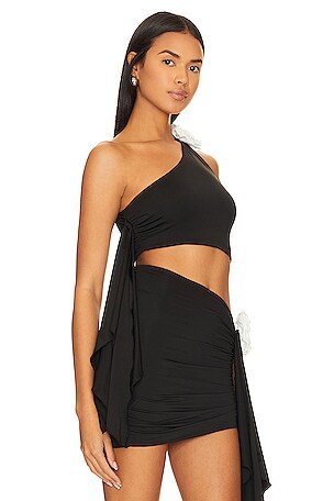 Lovers and Friends Cordelia Top in Black