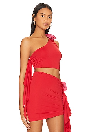 Lovers and Friends Cordelia Top in Red
