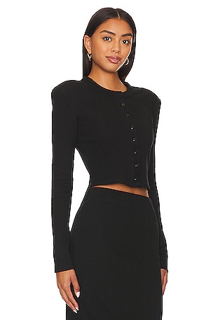 Lovers and Friends Idina Crop Top in Black