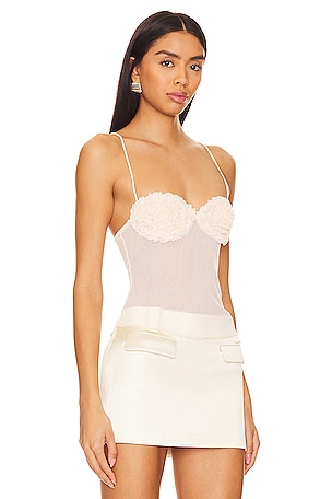 Lovers and Friends Lovers and friends steph sheer top en color crema talla XS en Crema - Cream