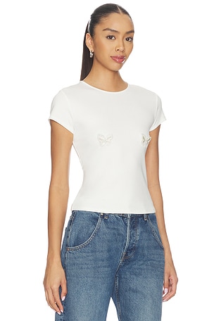 Lovers and Friends Stacey Tee in White