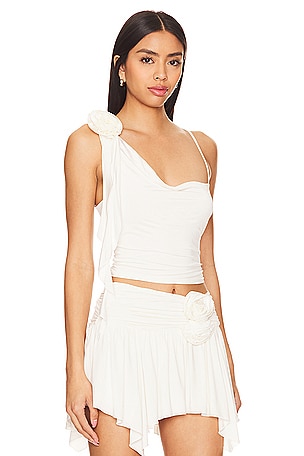 Lovers and friends casey top en color blanco