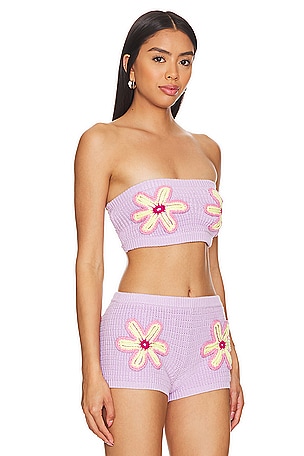 Lovers and Friends Leah Starfish Top in Lavender