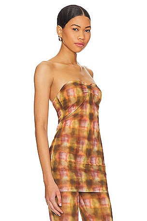 Lovers and Friends Mel Top in Brown