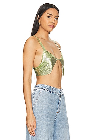 Lovers and Friends Pam Bralette in Green