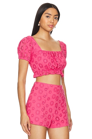 Lovers and Friends Leah Top in Fuchsia