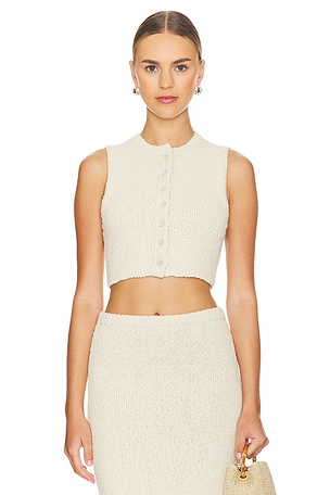 Agnese Cropped VestLovers and Friends$148
