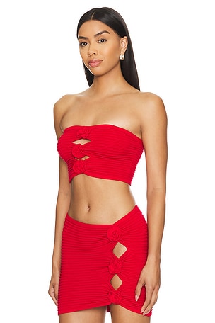 Lovers and Friends Lovers and friends ziona tube top en color rojo talla M en Rojo - Red