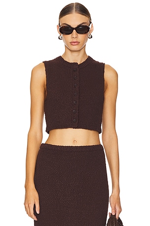 Agnese Cropped Vest Lovers and Friends