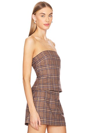 Lovers and Friends Leah Top in Brown. Size S. Also