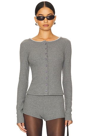 Lovers and Friends Darby Cardigan in Dark Grey