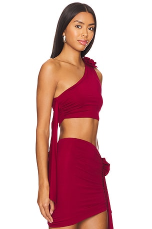 Lovers and Friends Cordelia Top in Burgundy