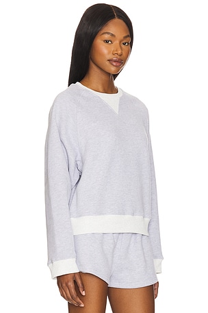 Lovers and Friends Arlee Sweatshirt Top in Grey