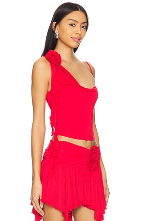 Lovers and friends casey top en color rojo