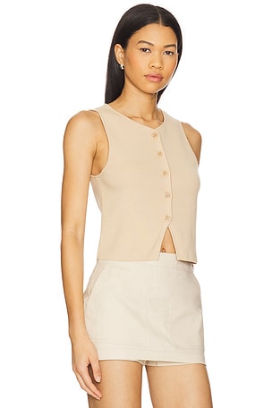 Lovers and Friends Zinnia Vest in Beige
