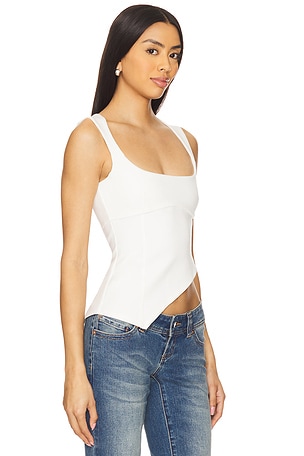 Lovers and Friends Penn Top in White