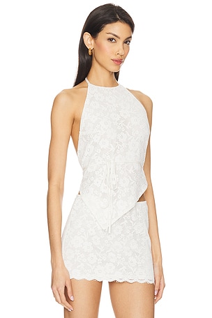 Lovers and Friends Brianna Top in White